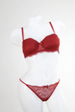 US POLO ASSN LACE SET - Red