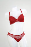 US POLO ASSN PERFECT COVERAGE BRA - Red