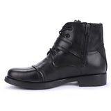 Men's Zipped Black Boots