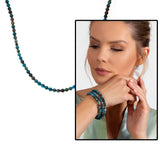 Apatite Natural Stone Necklace - Bracelet - Prayer Beads Accessory (1 Piece)