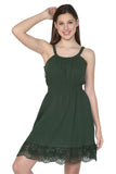 Women's Green Short Dress