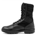 Men's Big Size Black Military Boots