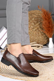 Men's Brown Leather Comfort Shoes