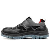 Men's Steel Toe Black Work & Safety Shoes